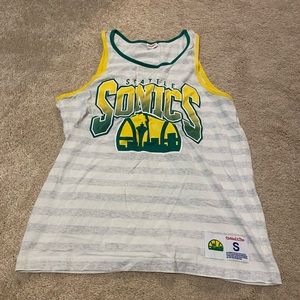 Mitchell and Ness Seattle Sonics tank top